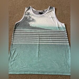 Lot of 2 Tropical Tank Tops, Ocean Curren🌴🌴 🌿🌿& I Jeans